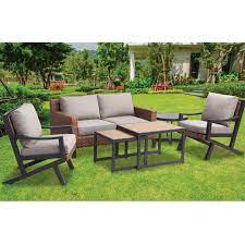 Quality garden furniture at great prices to transform your outdoor space! Arezzo Conservatory Garden Patio Furniture Set 6 Pieces Buy Online At Qd Stores