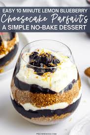 I shared this recipe wit. Easy Lemon Blueberry Cheesecake Parfaits Pinch Me Good