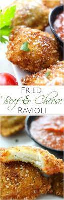 One of my favorite restaurants to eat at is olive garden and i love making some of their dishes at home. The Chunky Chef Crispy Fried Ravioli Like Olive Garden S Toasted Ravioli But Better This Crispy Fried Ravi Interesting Food Recipes Food Toasted Ravioli