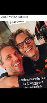 Matthew enjoying his favorite time of year At Slasher World in LA 🎃🎃