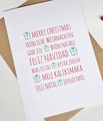 Christmas Card Merry Christmas In Many Languages Greeting Etsy Christmas Cards Greeting Card Set Merry Christmas