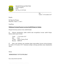 Tanda tangan dan nama jelas dari pembuat surat atau yang bertanggung jawab terhadap isi surat tersebut. Surat Makluman Ibu Bapa