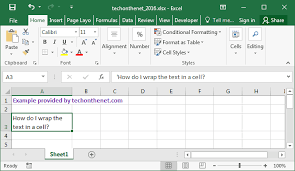 Dear ms teams teams (lol): Ms Excel 2016 Wrap Text In A Cell
