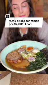 MENÚ POR 14,95€ 🍜 ¡EL RAMEN TRUFADO ES UNA MARAVILLA! Más en nuestro ig:  leonsecome #leonsecome #leonesp #leonespaña #barriohumedo #cazurro  #barriohumedoleon #comerenleonesp #dondecomerenleon ...