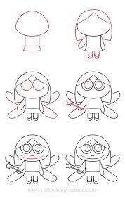 How To Draw A Fairy Easy Drawings Fairy Drawings Easy Dragon Drawings