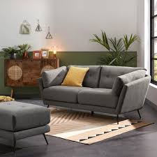 Einrichtungsideen wohnzimmer graues sofa wohnzimmer von wohnzimmer ideen graues sofa bild. Sahira 3 Sitzer Graues Sofa 195 Cm Kave Home