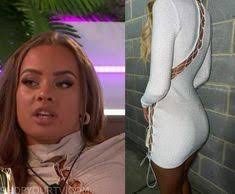 Love Island (UK): Season 8 Episode 14 Danica's Lace Up Dress