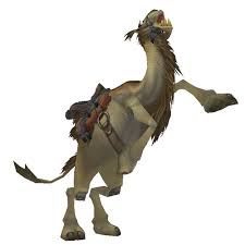 They are on the second page, buying. Tan Riding Camel Warcraft Mounts