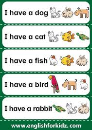 Pin By Feray Calik On Animals In 2020 Kindergarten Reading Worksheets Learning English For Kids Teach English To Kids