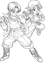 Dragon Ball Little Pan With Trunks Coloring Pages Dragon Ball Coloring Pages Kidsdrawing Free Coloring Coloring Books Dragon Ball Mermaid Coloring Pages