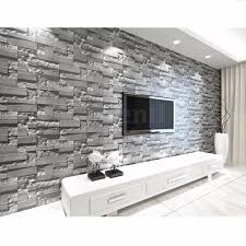 10m 3d Wallpaper Bedroom Mural Roll Modern Stone Brick Wall Background Textured White Brick Wallpaper House Design Stone Wallpaper