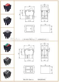 1a, 2a to power source; 4 Pin Rocker Switch Wiring Diagram