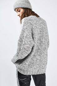 Turtleneck, heavily dropped shoulders, long sleeves, and rolled edges. Chunky Knit Jumper By Adidas Originals Shopperboard