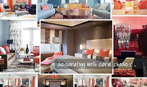Boho decor is very popular right now, and coral is the perfect color to accompany this fun trend. Decorating With Shades Of Coral