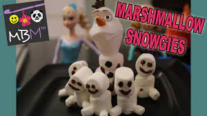 Frozen Fever Marshmallow Snowgies Mini Snowmen From Elsa S Sneezing Frozen Fever Frozen Fever Party Frozen Theme Party
