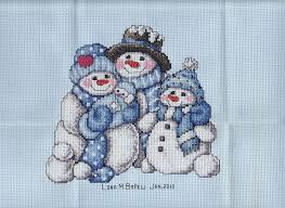 Counted cross stitch pattern pdf. Counted Cross Stitch Snowman Family Postcard Cross Stitch Snowman Cross Stitch Pattern Winter Cross Stitch