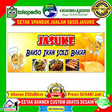 Maybe you would like to learn more about one of these? Jual Cetak Spanduk Warung Toko Jualan Jasuke Sostel Sosis Telor Bakar Jajan Kab Jombang Cah Rantau Tokopedia