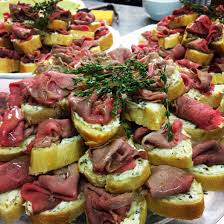 Wedding coordinator put everything together flawlessly and it was the dream wedding we wanted, from the beach wedding to horderves to the reception. Roast Beef Sandwich On Baguette With Herbed Butter Horderves Appetizers Beef Sandwich Roast Beef Sandwiches