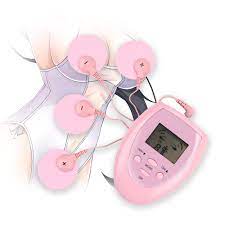 Amazon | バイブ 乳首ローター ショックモード 8種類の電気 4つの電極 USB充電式 強度は調節可能 安全テスト 乳房乳首攻め 乳首開発  バスト チクニー サラウンド刺激 リモコン男女兼用 | Sexymate | バイブ