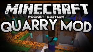 The quarry is a block added by the buildcraft mod. Massive Quarries Better Quarry Mod Minecraft Pocket Edition Youtube