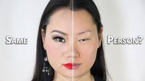 half face makeup