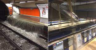 Usuarios del metro cdmx reportaron retrasos en líneas a y b; Inundaciones En El Metro De Madrid El Dia En Que Se Convirtio En Un Parque Acuatico