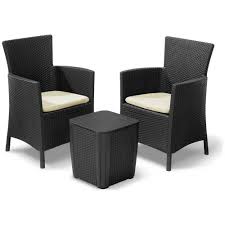 Buy keter emily 4 seater rattan effect sofa set at argos. Buy Keter Iowa 2 Seater Rattan Effect Bistro Set With Storage Garden Table And Chair Sets Argos Aussenmobel Gartenmobel Gartentisch Mit Stuhlen