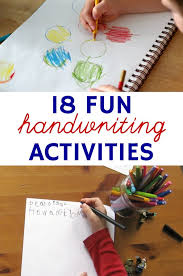 Toddlers are known for being an active bunch, but parents can feel like they are short on ideas when it comes to toddler activities. 18 Fun Handwriting Activities For Kids Even The Reluctant Ones