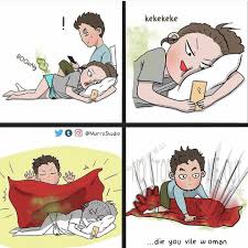 When You Get Too Comfortable In Your Relationship Cute Couple Comics Relationship Comics Sherlock Funny