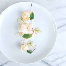 Apple Cider Sorbet Vanilla Custard Sorrel Petit Choux Pears Meringues By Joyharris1 On Ig Plating Gastrono Event Food Display Event Food Gourmet Recipes