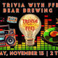 Music Trivia with Ffej (Nov. edition) @ Shy Bear event image