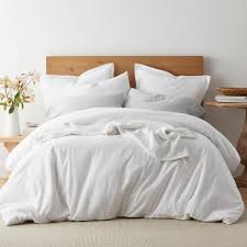 As hypoallergenic comforters go, the linenspa down alternative microfiber comforter packs a lot into a very tiny price tag. The Company Store Solid Organic Flannel Queen Duvet Cover In White 50457d Q White The Home Depot