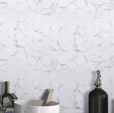 These genuine honed marble mosaic tiles with a peel and stick backing are a breeze to install no grout or thinset is required. Versatile Santorini 12 X 12 Metal Peel Stick Mosaic Tile Reviews Wayfair Ca