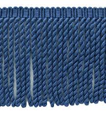 Bullion fringe was one of the most popular embellishments of the ornate victorian aesthetic. Decopro 6 Inch Long French Blue Bullion Fringe Trim Style Bfscr6 Color M45 Sold By The Yard Trim Embellishments Sewing Fabric Urbytus Com