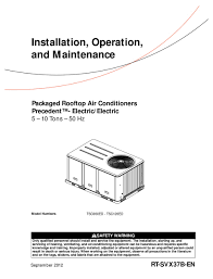 For the usa the federal clean air act section 608 sets forth the requirements for handling. Trane Tsc060ed Installation Operation And Maintenance Manual Pdf Download Manualslib