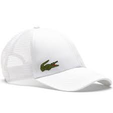 Shop Lacoste Trucker Cap White Online West Brothers Lacoste Shop Lacoste Clothing Lacoste