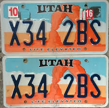 Witamy w sklepie z tablicami rejestracyjnymi z usa. Tablica Rejestracyjna Para Utah Usa Oryginalna 8198508198 Oficjalne Archiwum Allegro