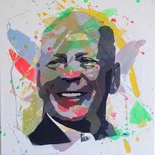 PyB, Bruce Willis, 2025, Canvas for sale at Pamono