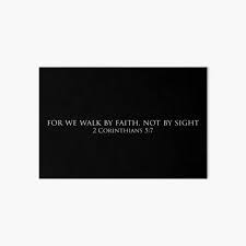 Even the waves of the sea are subject to god. 2 Corinthians 5 7 Wall Art Redbubble