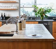Perfectly poised to house your separated paper, glass and plastic for recycling, all compartmented bins are ideal for the busy householders who are trying to help. Aha Design A Compost Bin Built Into The Kitchen Counter