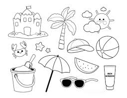 There are pictures for many different topics including people, places and different times of the year. 74 Summer Coloring Pages Free Printables For Kids Adults