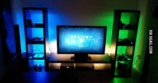 my ps4 xboxone gaming setup boys game room gamer room diy video game rooms