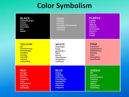Scott fitzgerald, the color has the deeper meaning of false purity over goodness. Ppt Color Symbolism Directions Brainstorm A List Of Connotative Associations For Each Color Below Powerpoint Presentation Id 2974387