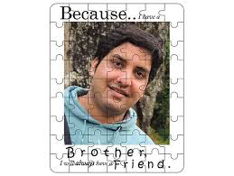 Totally bespoke personalized photo gift. Wooden Puzzle In Pune For Brother Wooden Printed Jigsaw Puzzles In Pune Navi Mumbai