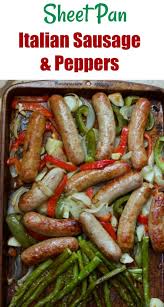 A sausage is okay for the cat to eat or not, it depends on the ingredients are used to make a specific sausage. How To Make Incredibly Easy Italian Sausage And Pepper Sheet Pan Dinner