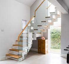 Hope you enjoy it.all credit to owners. China Modern Staircase Design With White Zigzag Metal Beam China Modern Stairs Zigzag Staircase