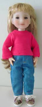 PDF Tee Shirts, Pants and Overall Sewing Pattern Fits 8 Slim Dolls, Such as  Mini-sarah and Ten Ping