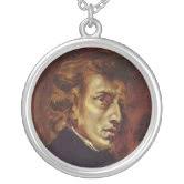 The Only Known Photograph of Frederic Chopin Silver Plated Necklace