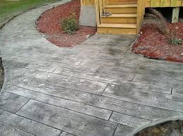 Cedar is classic, but a light pine with visible knots can look particularly interesting. 18 Inspiring Stamped Concrete Patio Ideas Designs For 2021 Outdoor Designs