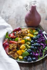 Check spelling or type a new query. Rainbow Salad With Grilled Chicken And Raspberry Walnut Dressing A Calculated Whisk